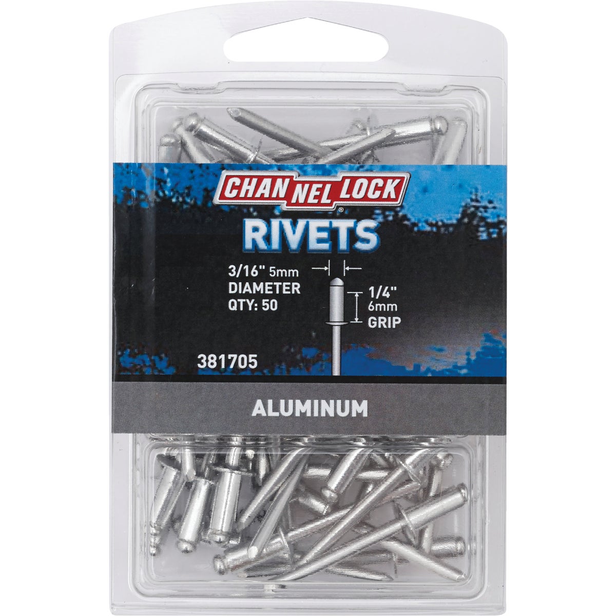 3/16X1/4 ALUM RIVET - 381705 by Do it Best