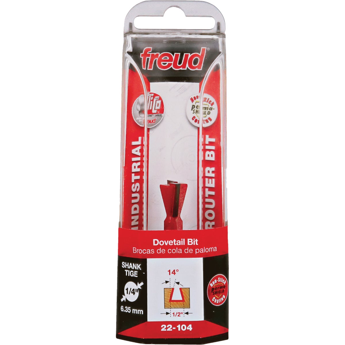 1/2" DOVETAIL BIT - 22-104 by Freud Inc