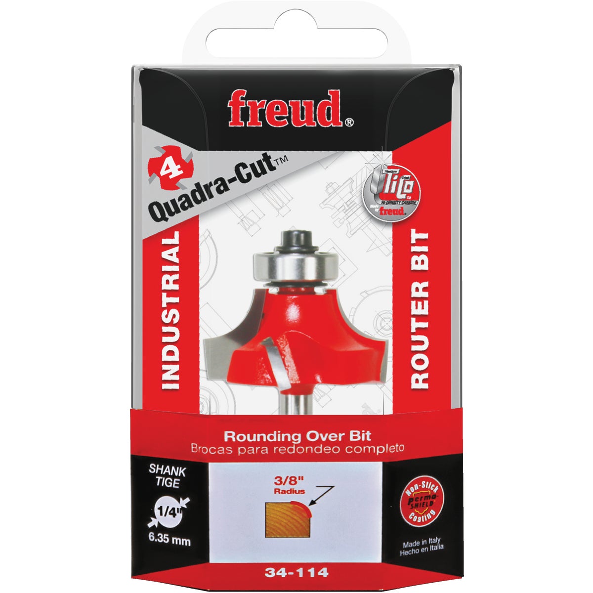 3/8" ROUNDOVER BIT - 34-114 by Freud Inc