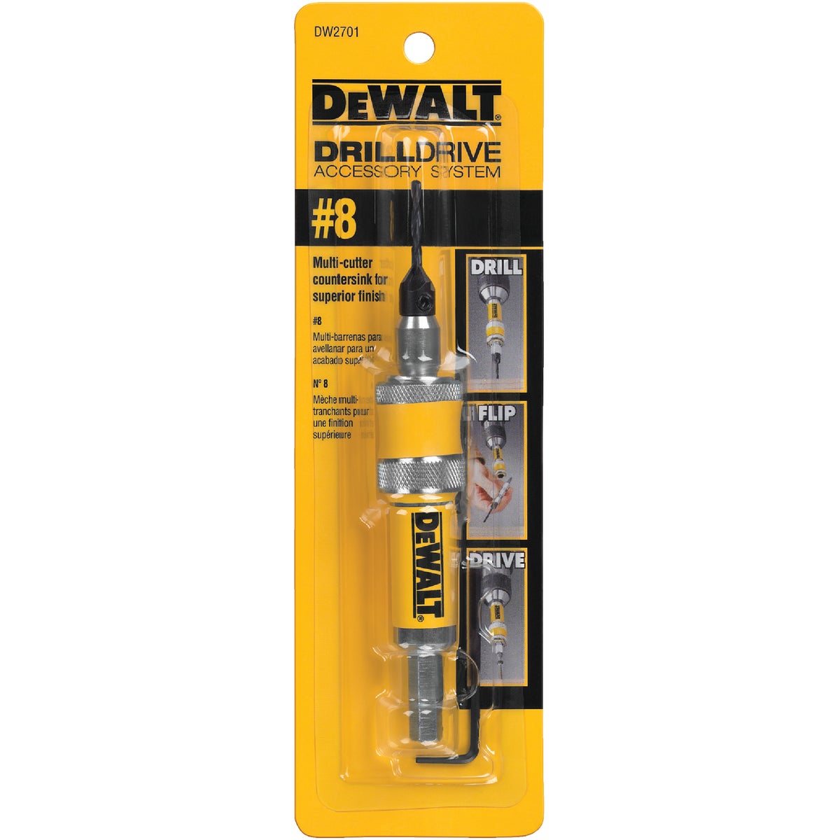#8 DRILL/DRIVE BIT - DW2701 by DeWalt