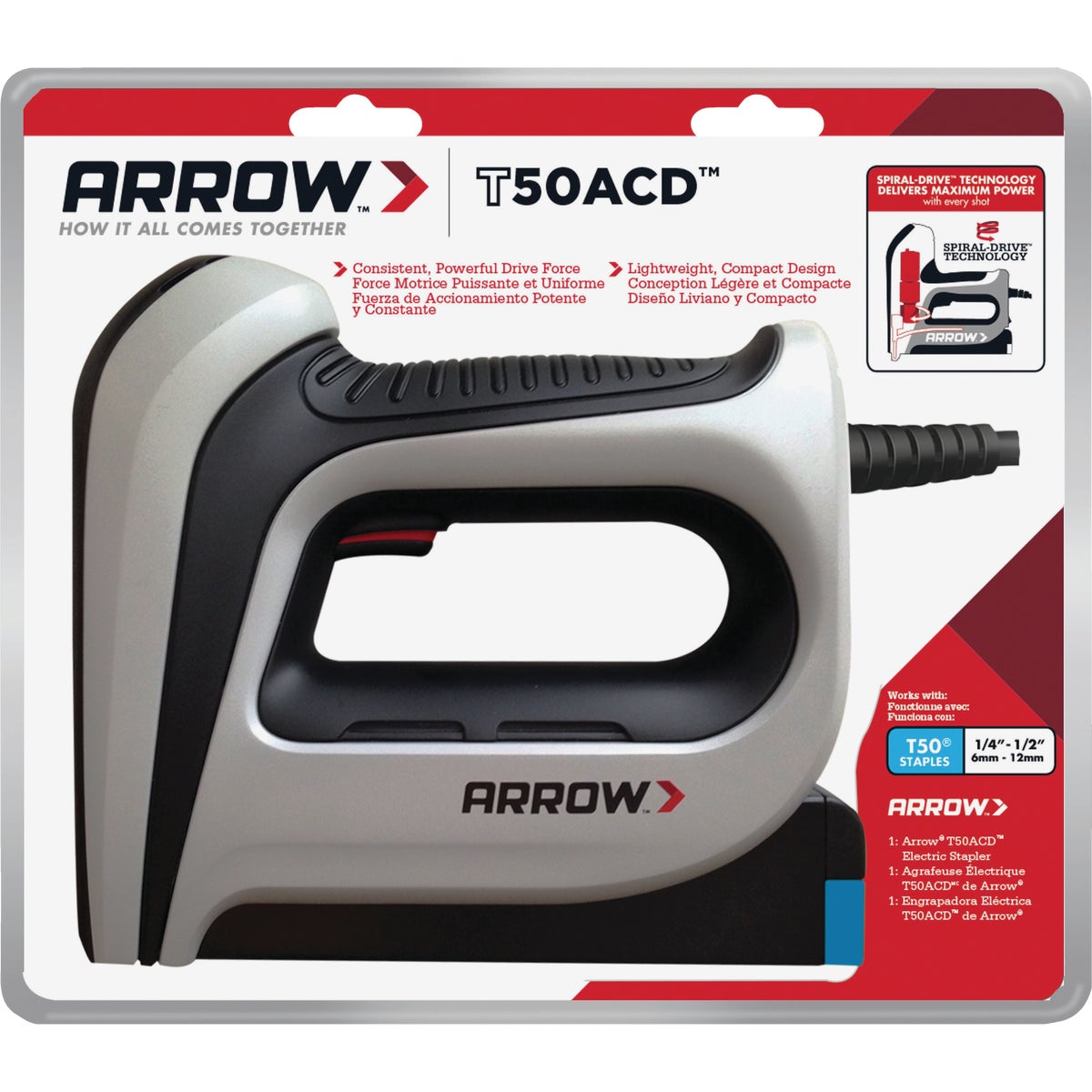 HD 2IN1 STAPLE/NAIL GUN - ET501 by Arrow Fastener Co