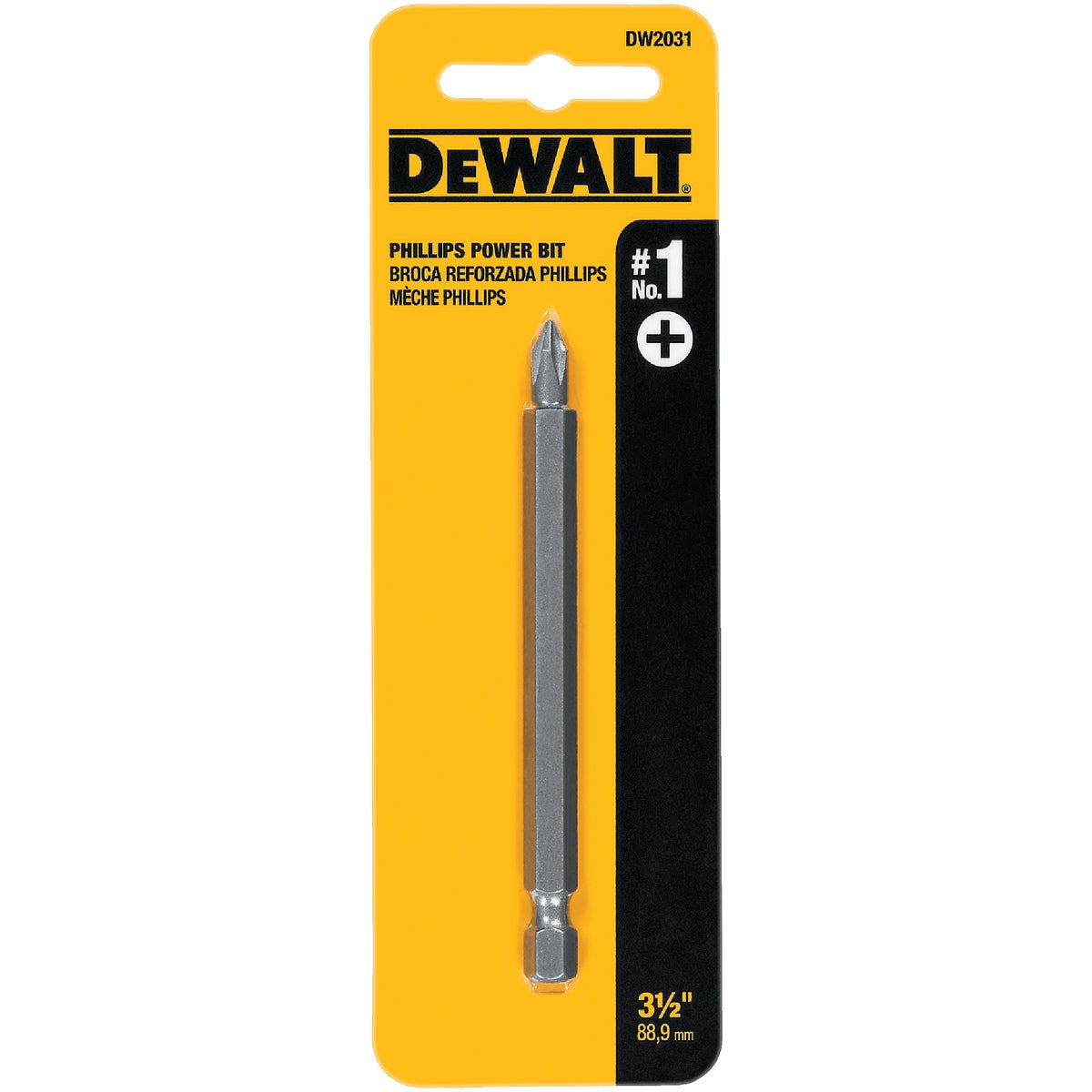 #1 3-1/2" PHILLIPS BIT - DW2031 by DeWalt