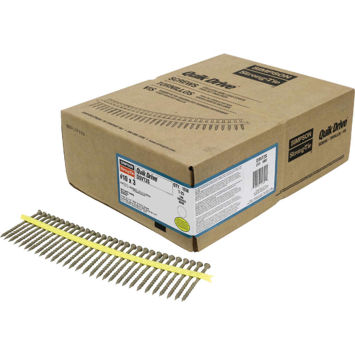 3" GALVANIZED WOOD SCREW - WSNTLG3S by Simpson Strong Tie