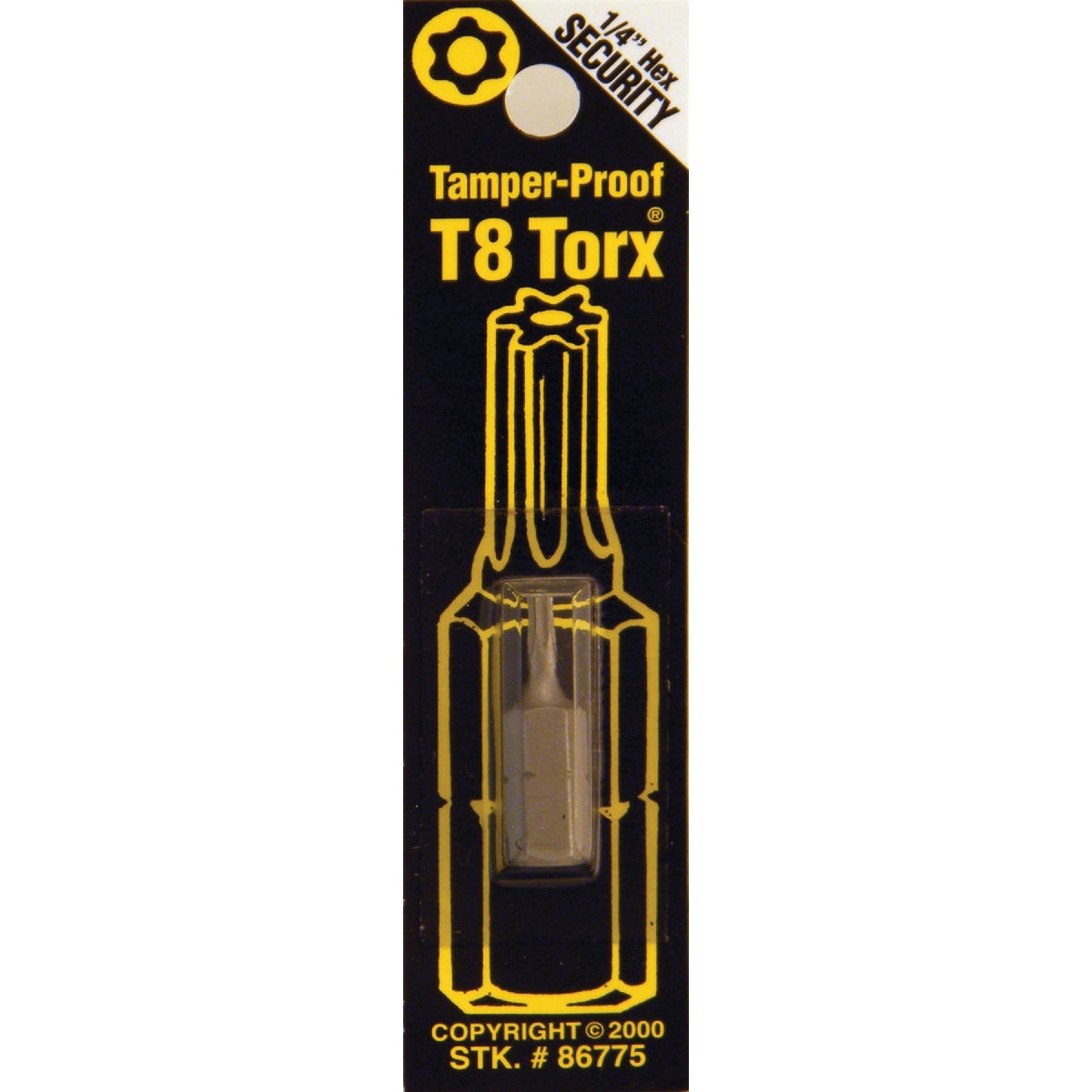 T8 TMPR SECURITY BIT - 86775 by Bwt Inc