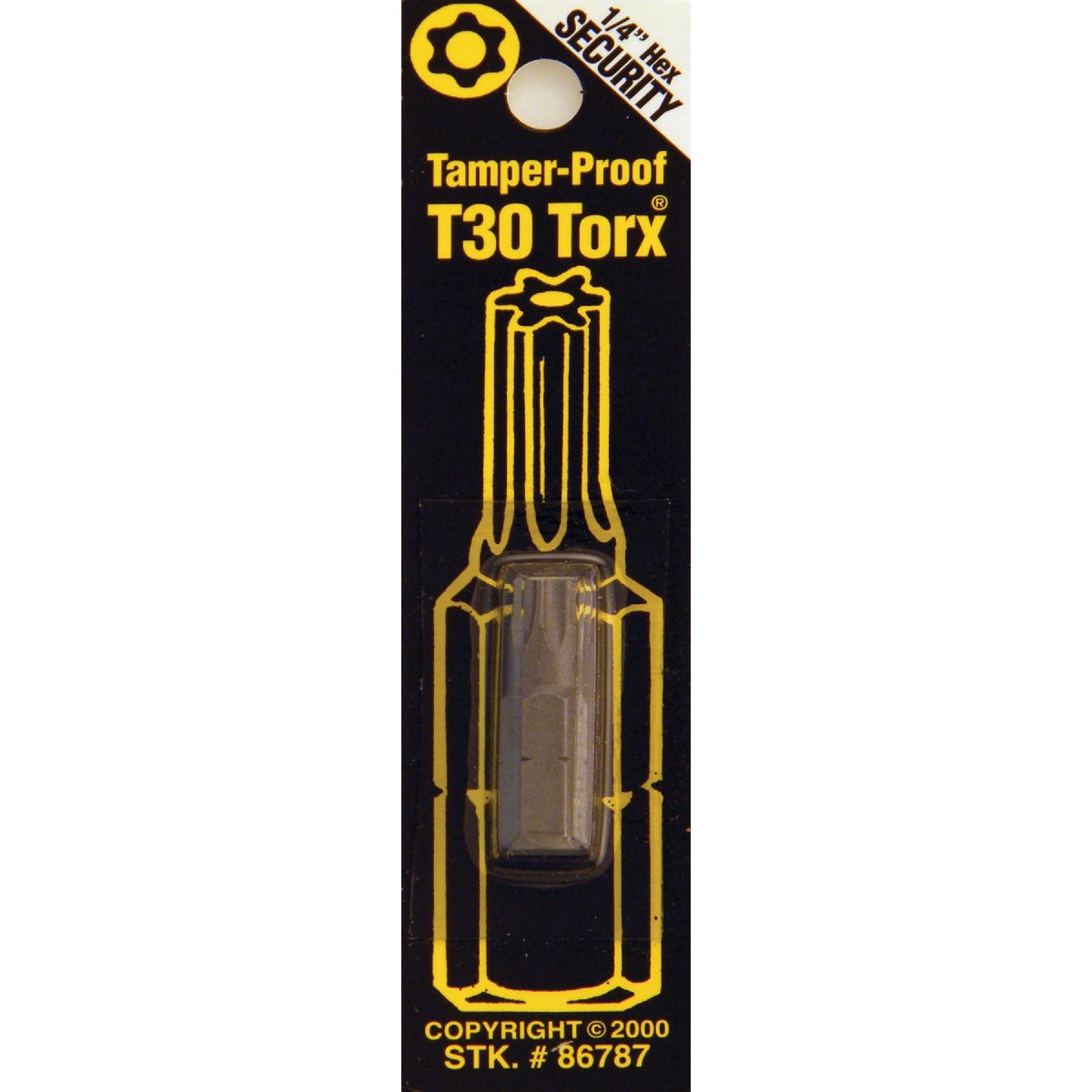 T30 TMPR SECURITY BIT - 86787 by Bwt Inc
