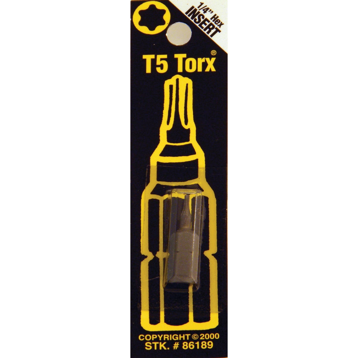 T5 TORX SECURITY BIT - 86189 by Bwt Inc