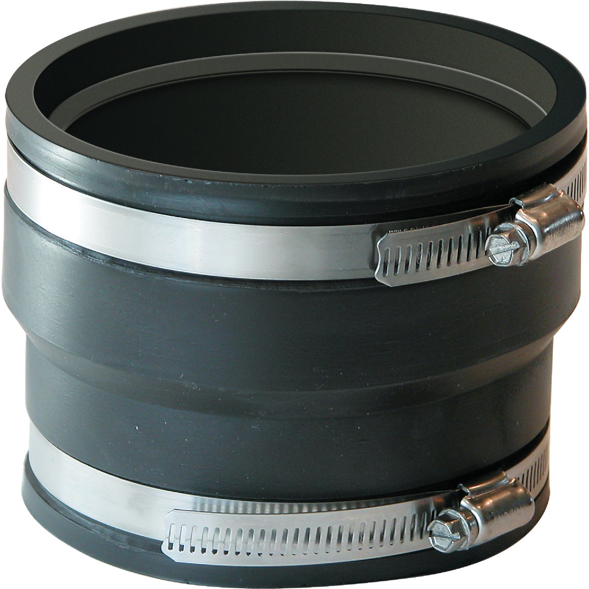4X4 CORRUG-PVC CONNECTOR - P1070-44 by Fernco Inc
