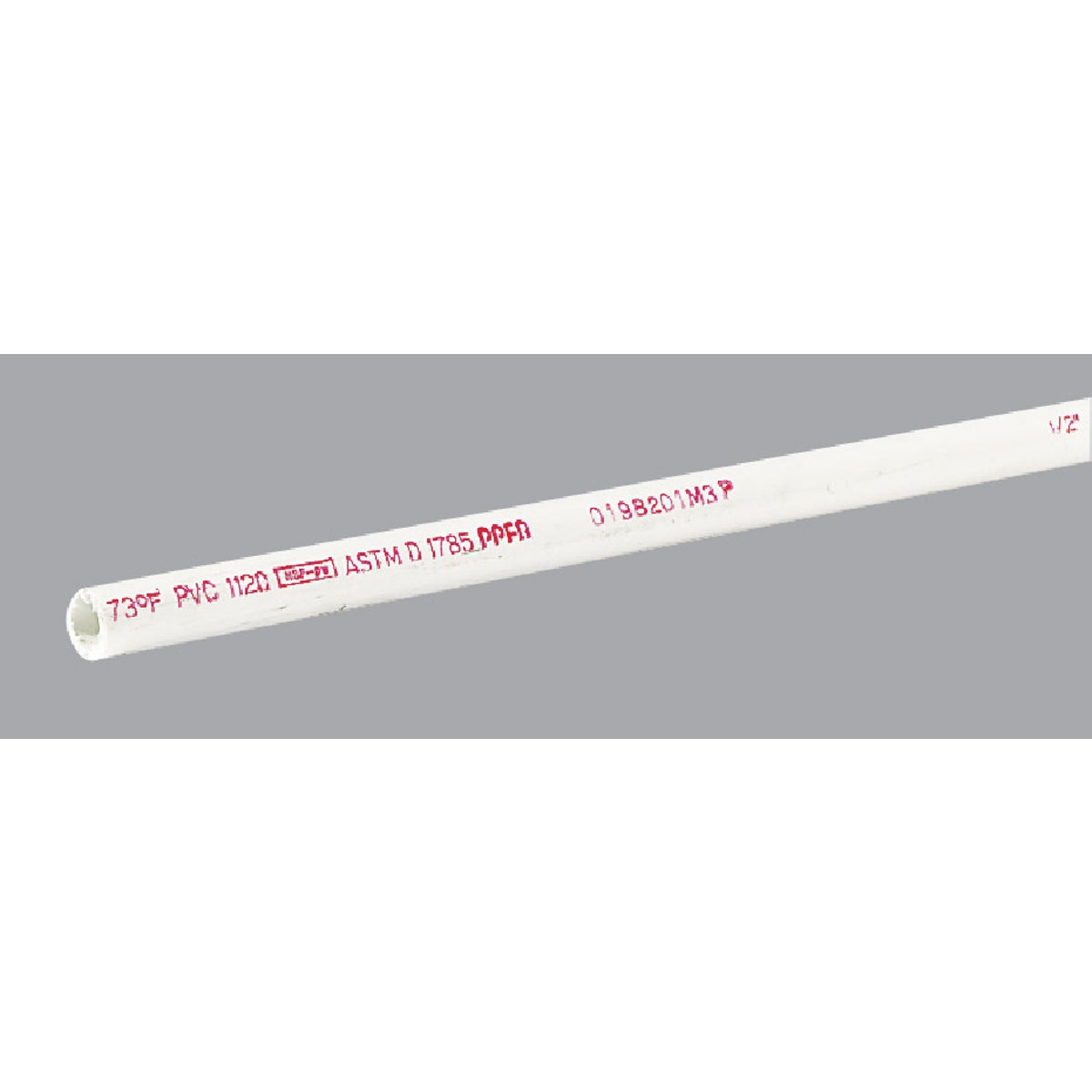 1/2"X20' SCH40 PVC PIPE - PVC 04005B 0800HA by Charlotte Pipe
