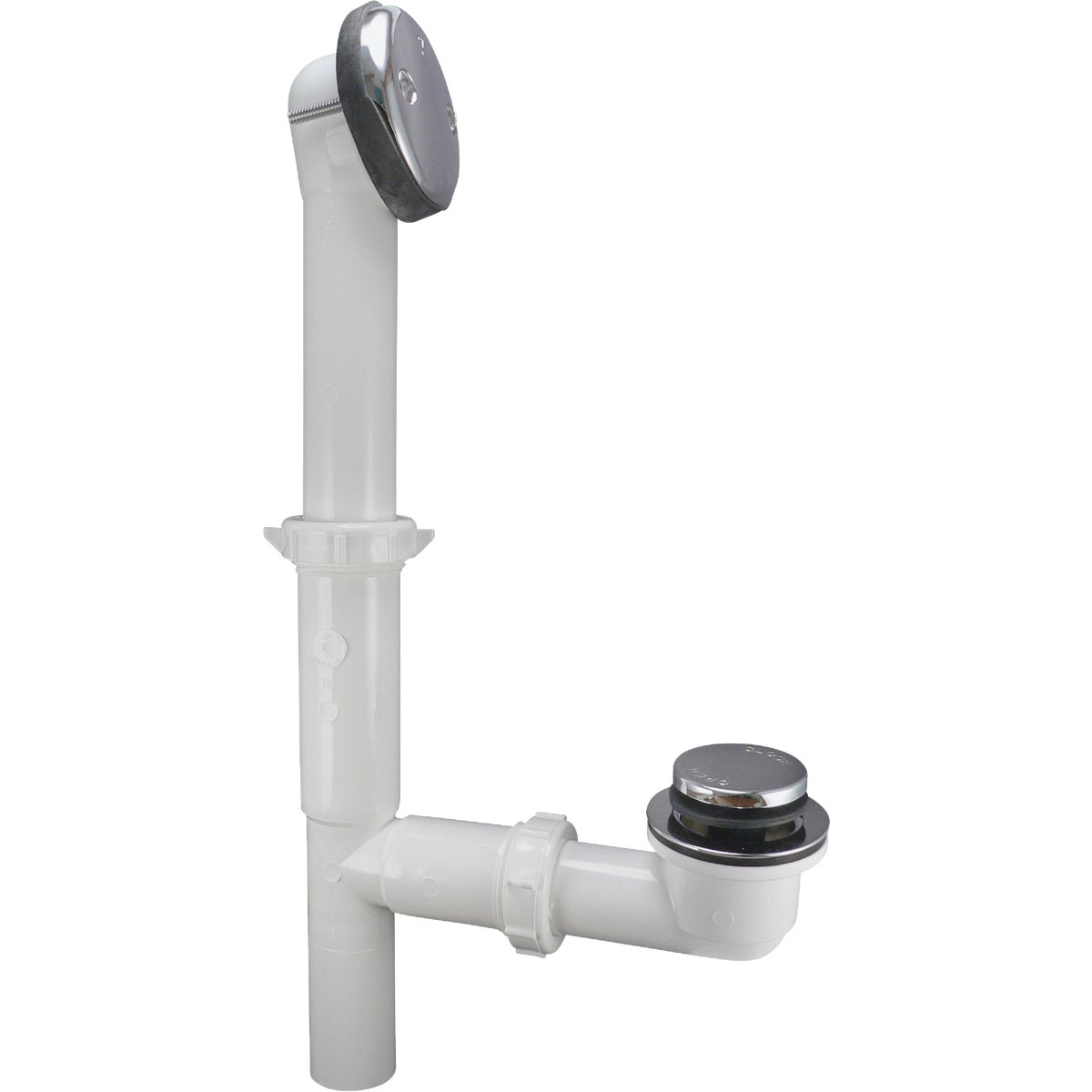 CHR FOOT LOK BATH DRAIN - 63W by Plumb Pak/keeney Mfg