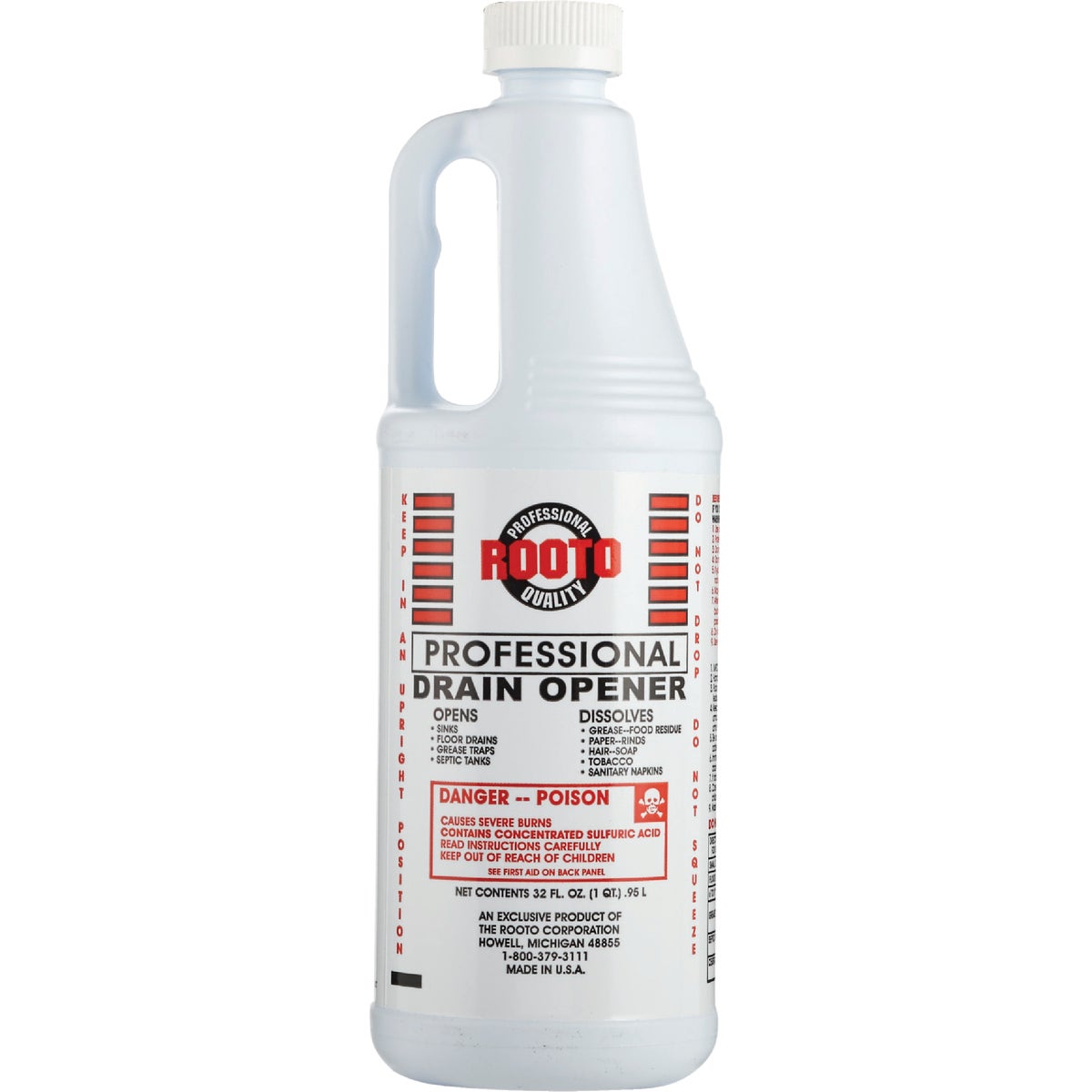 32OZ DRAIN CLEANER - 1071 by Rooto Corp