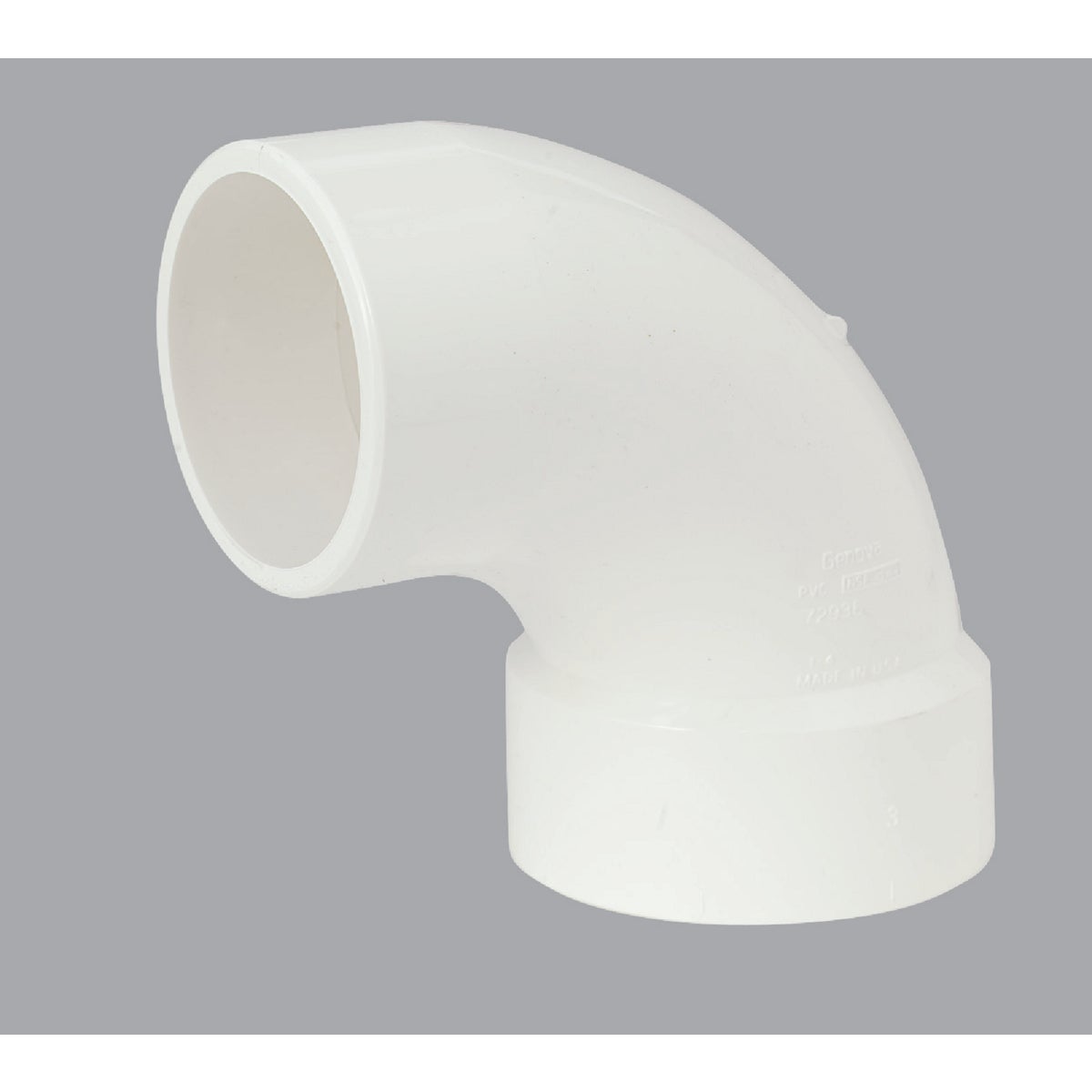3"90D DWV SANI STR ELBOW - 72936 by Genova Inc  Pvc Dwv