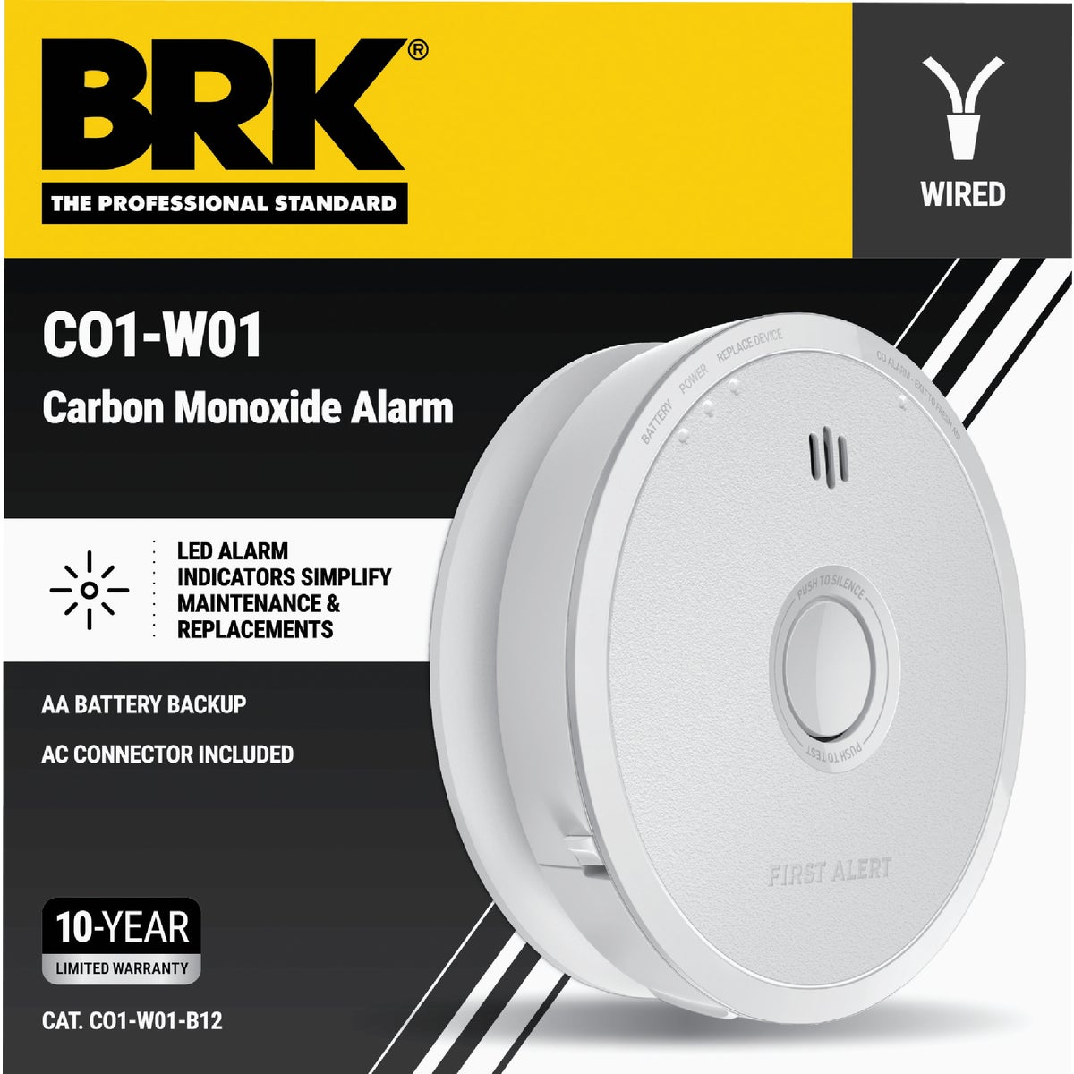 HARDWIRE CO DETECTOR - CO512OBN by First Alert  Jarden