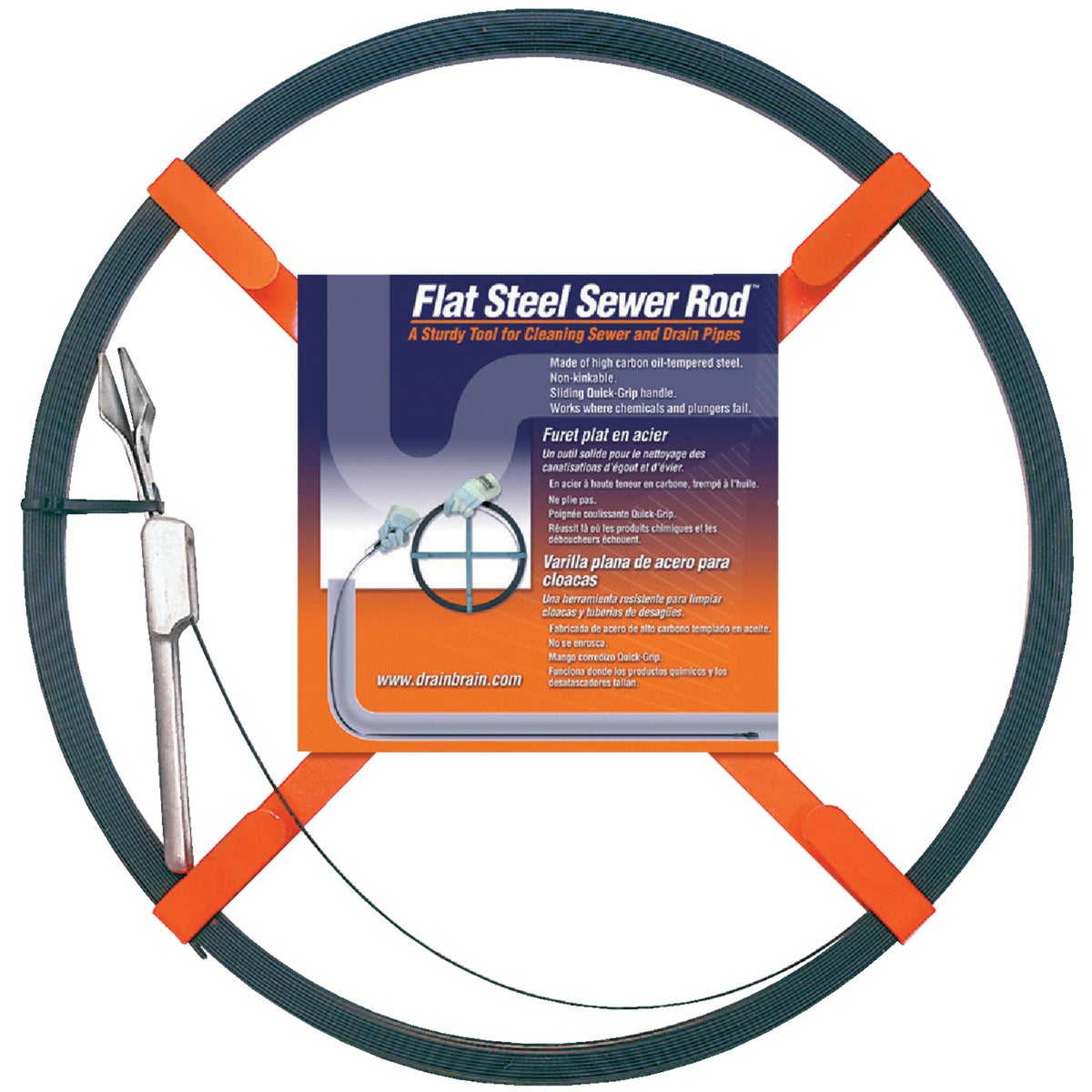 3/4"X50' SEWER ROD - 50CH by Gen Wire Spring Co