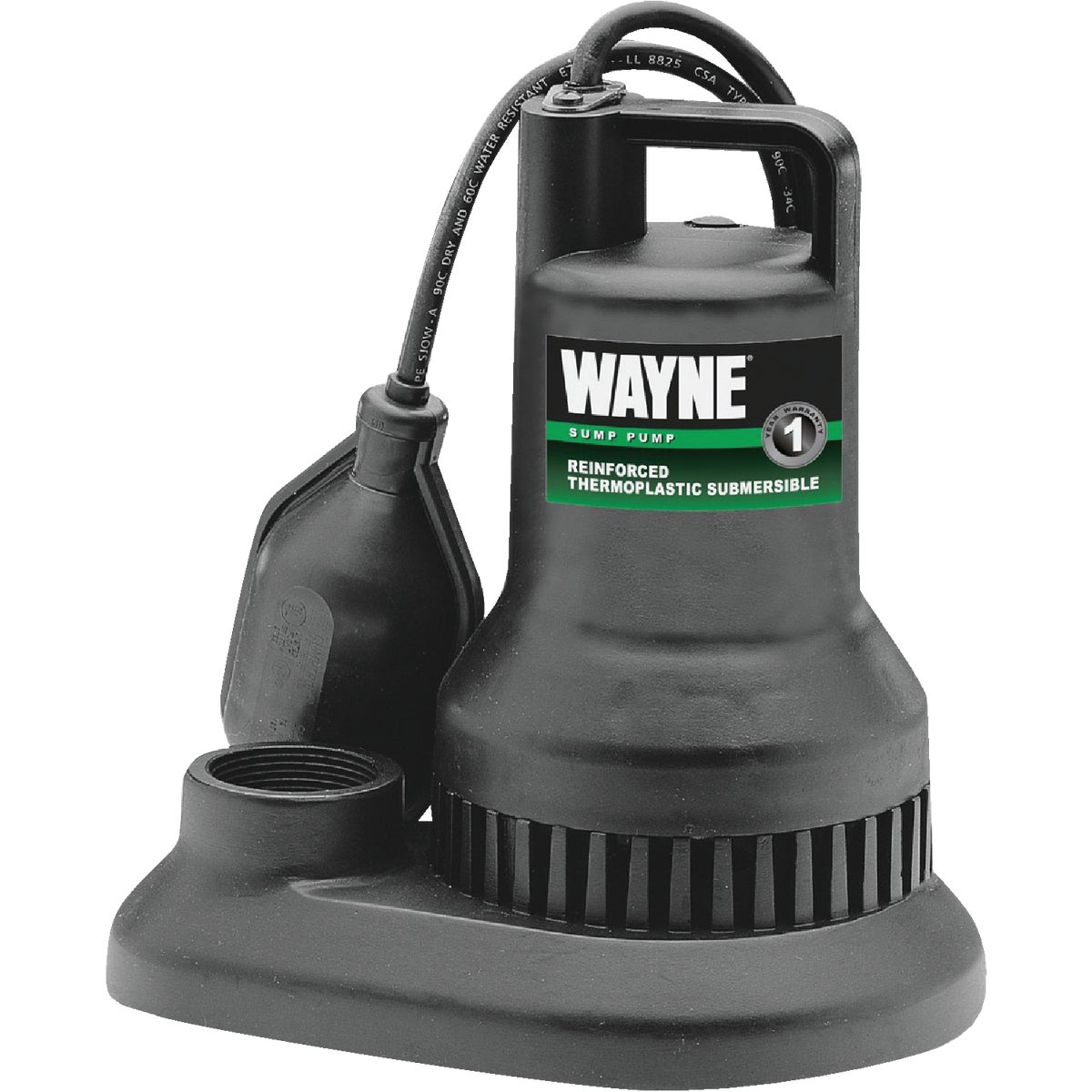 Wayne Home Equipment 1/3HP PLASTIC SUMP PUMP RSP130