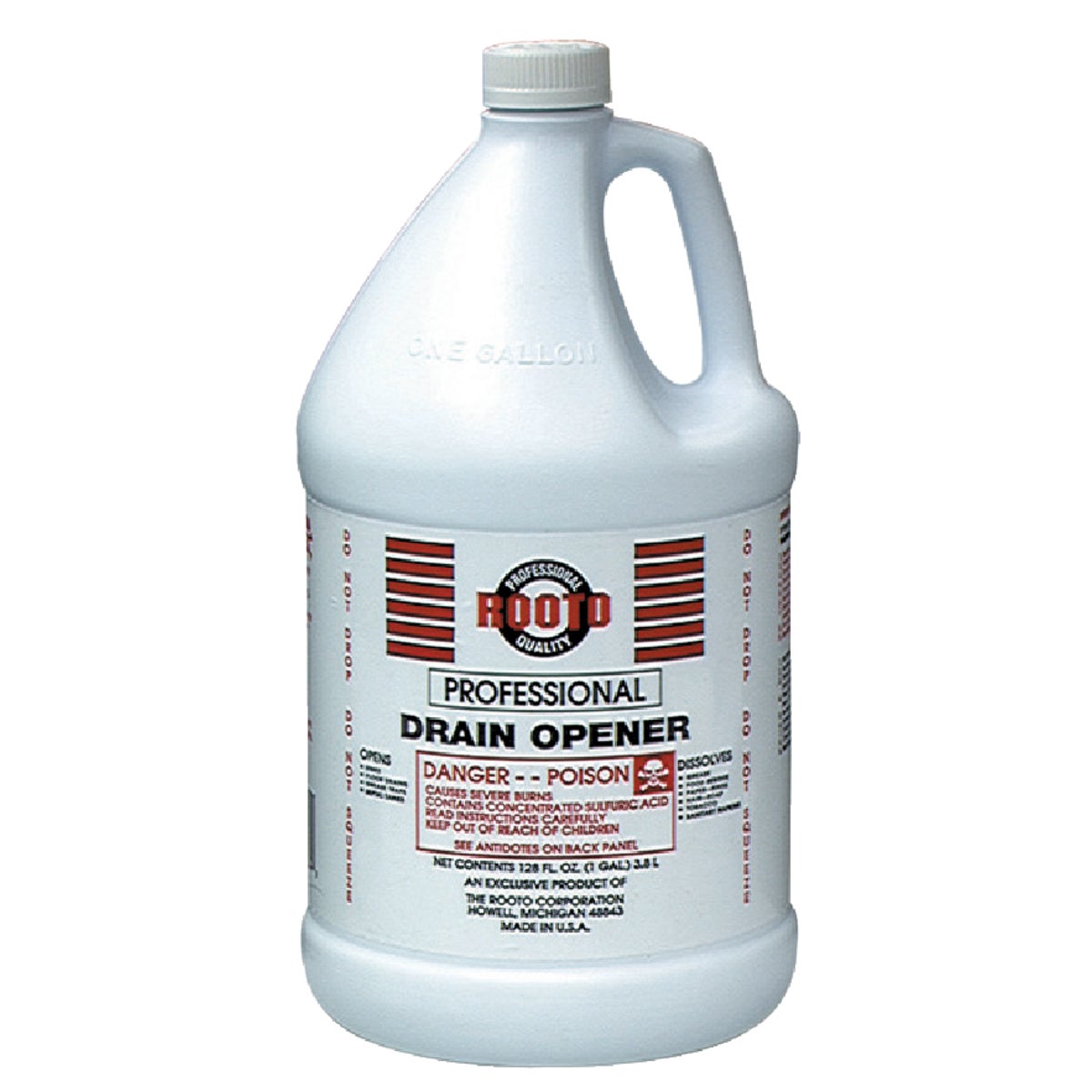 128OZ DRAIN CLEANER - 1084 by Rooto Corp