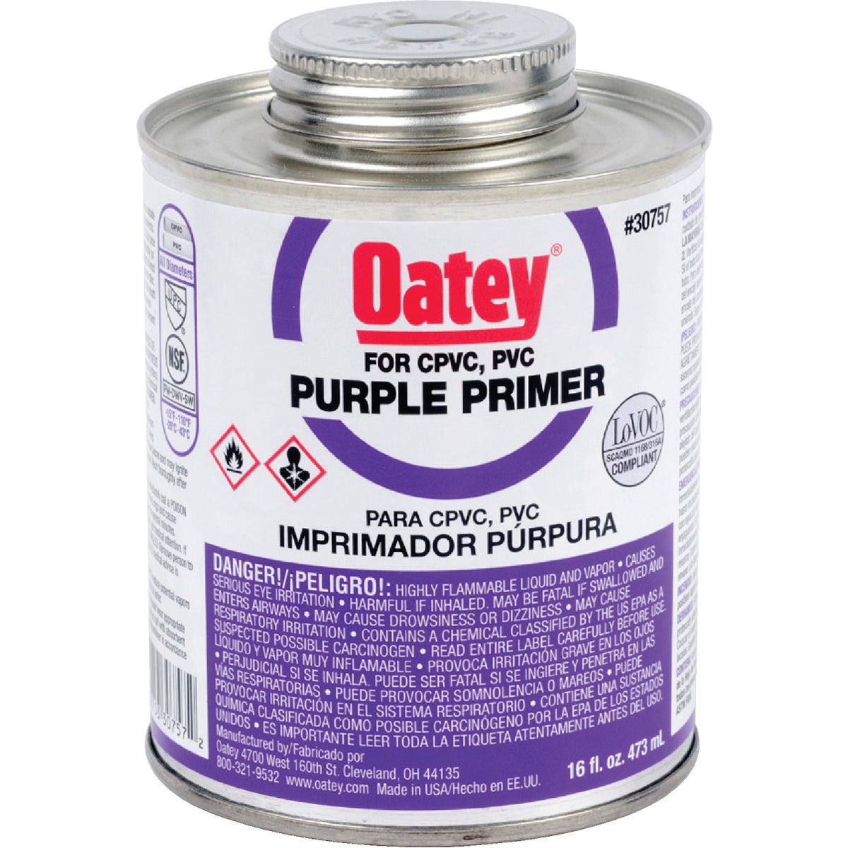 PINT PURPLE PRIMER - 30757 by Oatey Scs