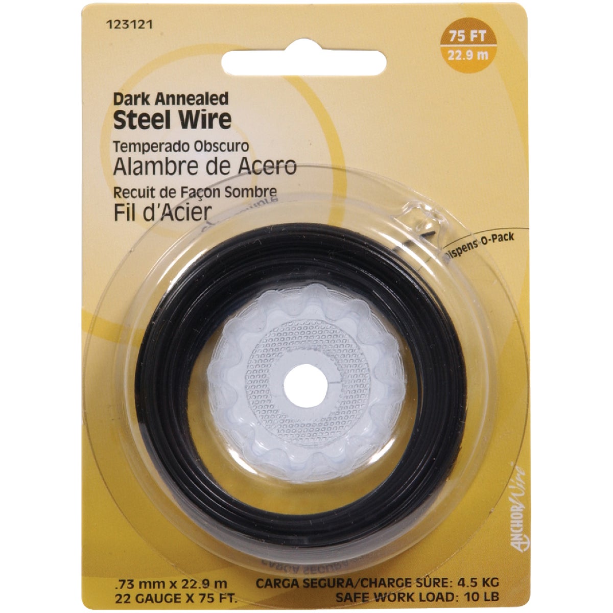 75' 22G BLACK WIRE - 123121 by Hillman Fastener