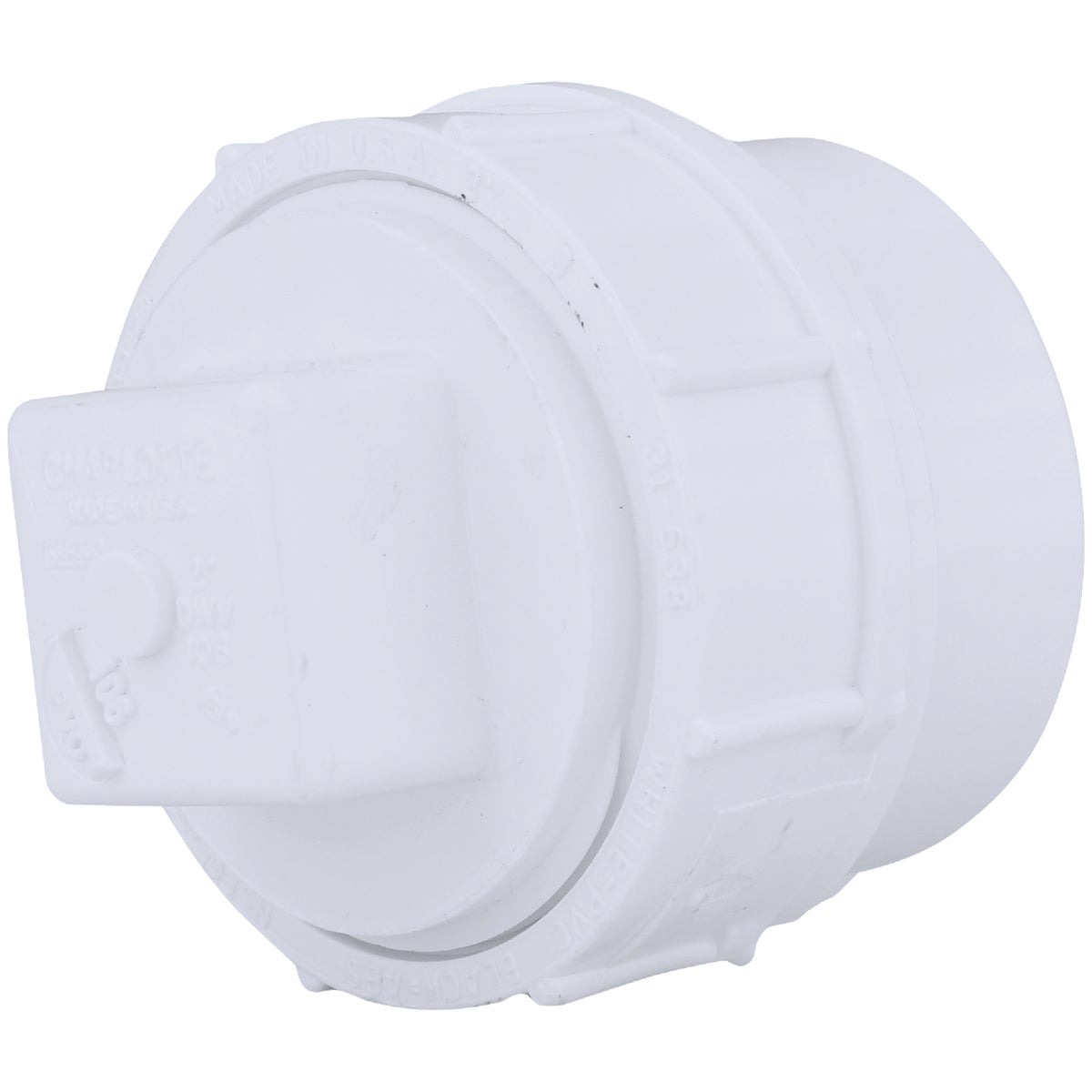 2"PVC-DWV FITTING W/PLUG - 71620 by Genova Inc  Pvc Dwv