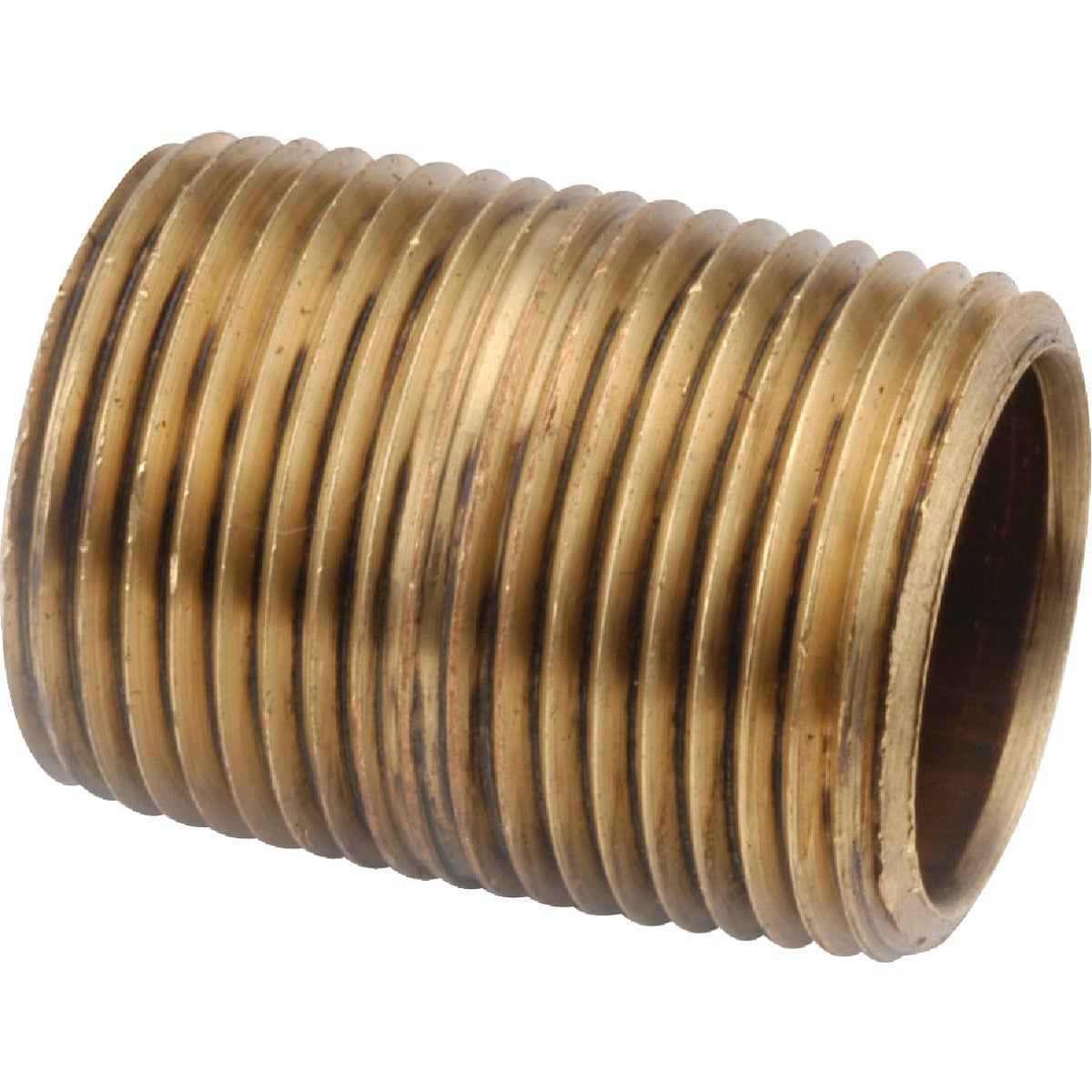1XCLOSE RED BRASS NIPPLE - 38300-16 by Anderson Metals Corp