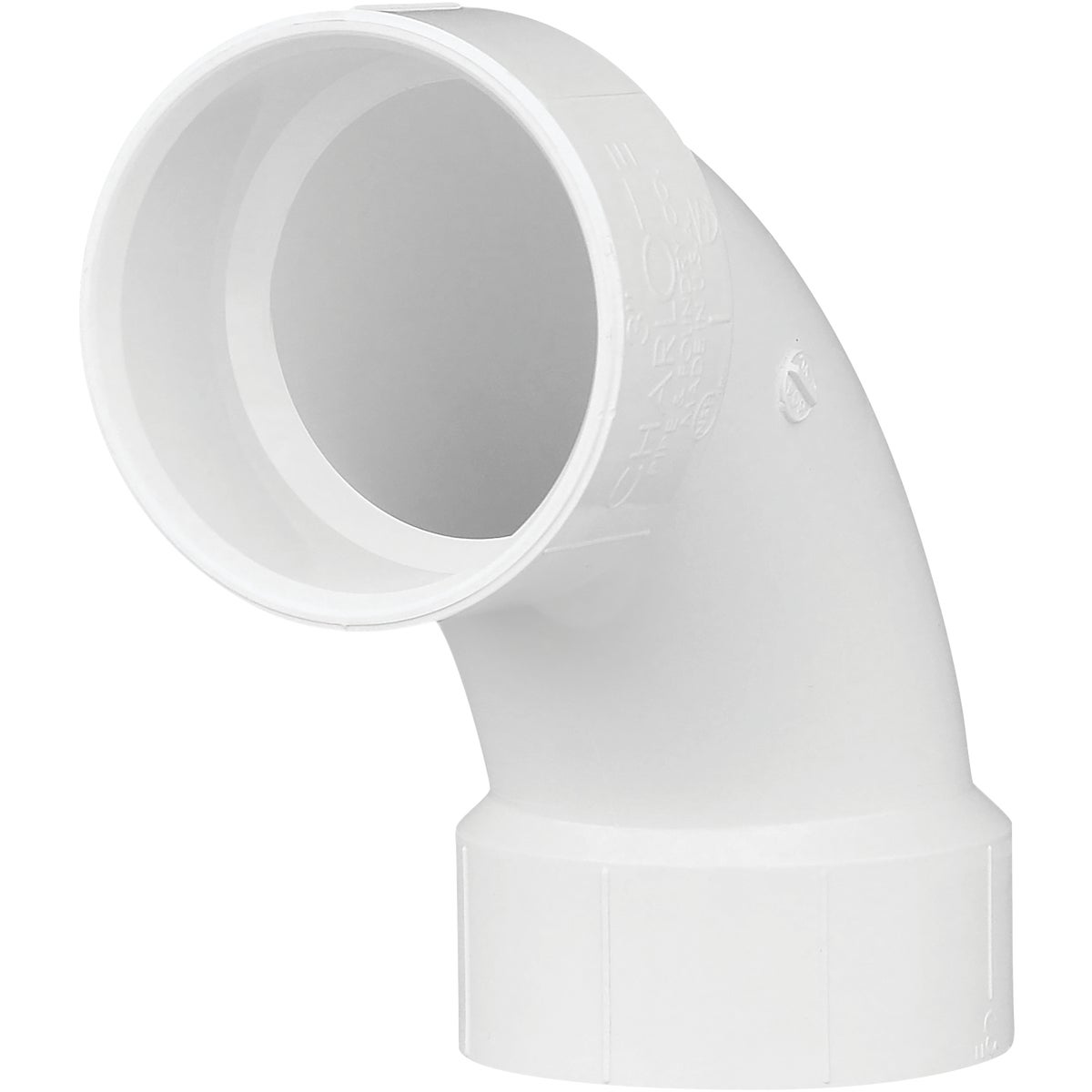 3" 90D LONG SWP ELBOW - 73830 by Genova Inc  Pvc Dwv