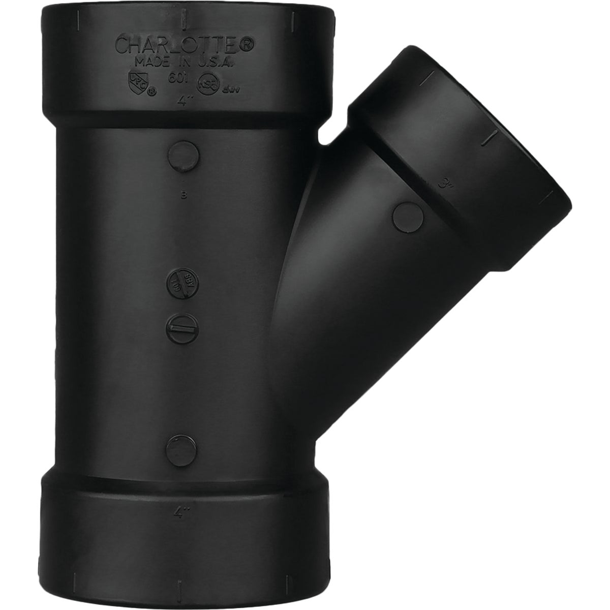 3X1-1/2 ABS WYE - 81031 by Genova Inc  Abs