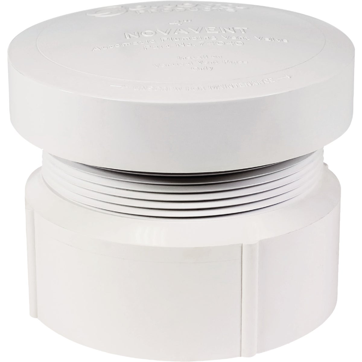 4 DWV AUTO VENT VALVE - 740401 by Genova Inc  Pvc Dwv