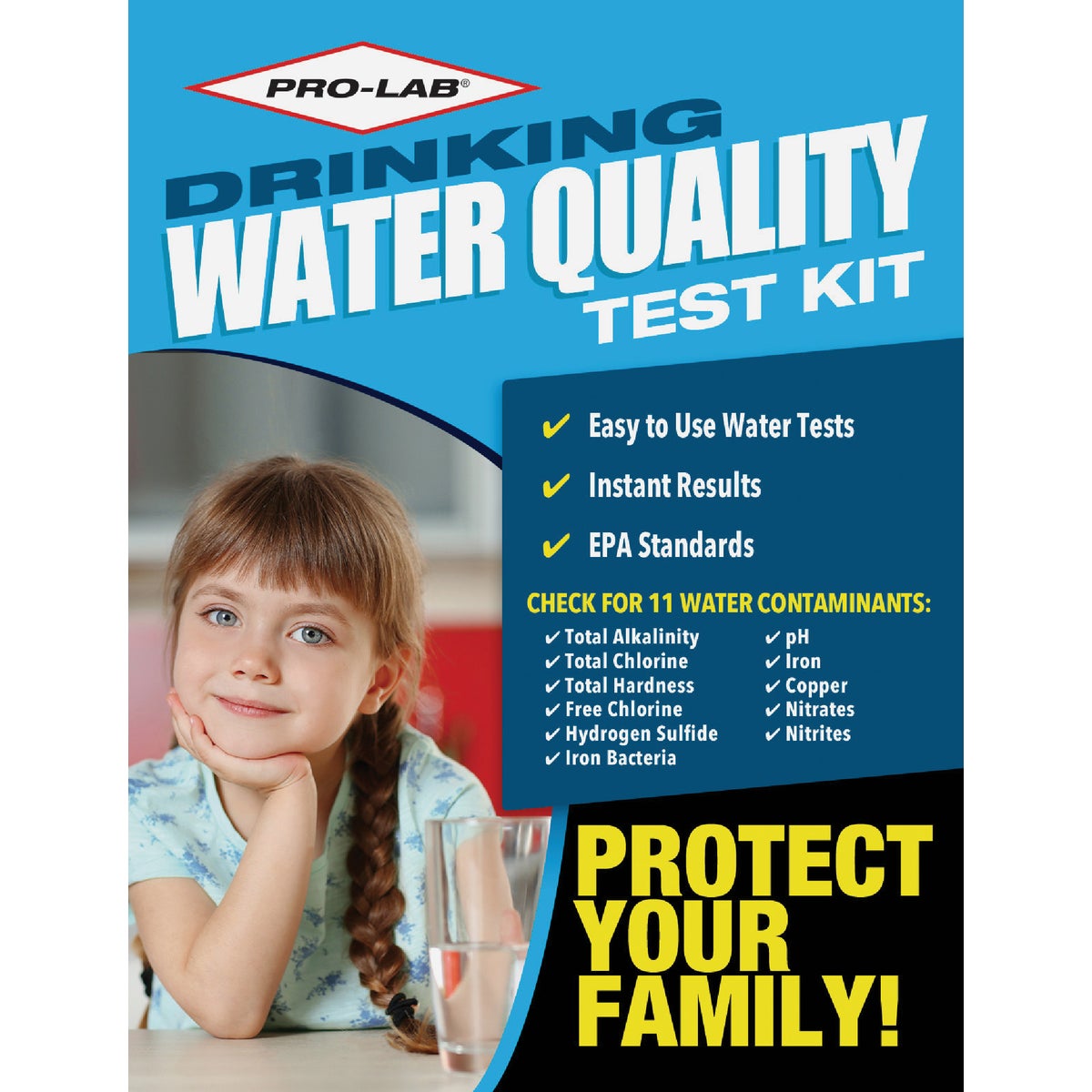 WATER QUALITY TEST KIT - WQ105 by Pro Lab Inc