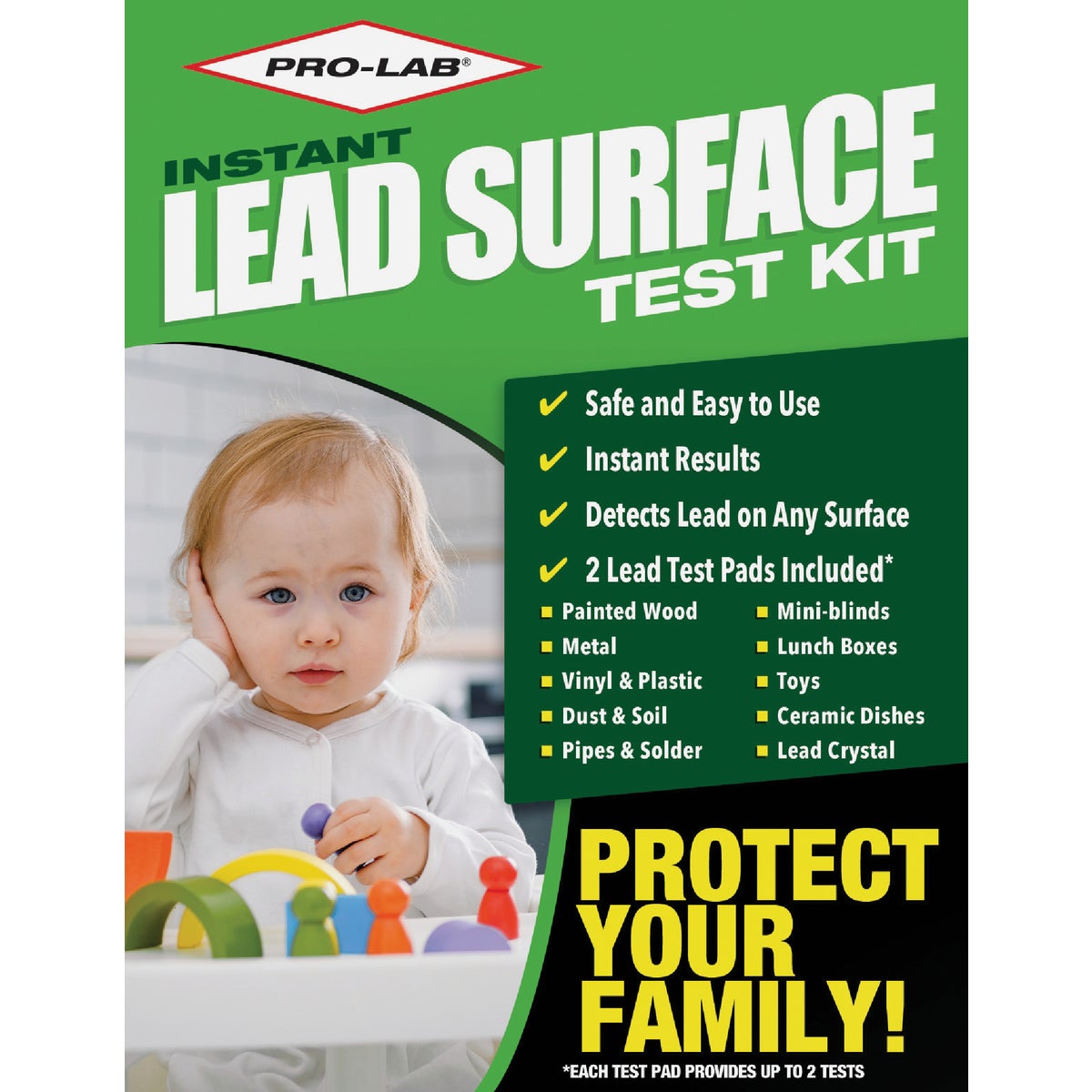 LEAD SURFACE TEST KIT - LS104 by Pro Lab Inc