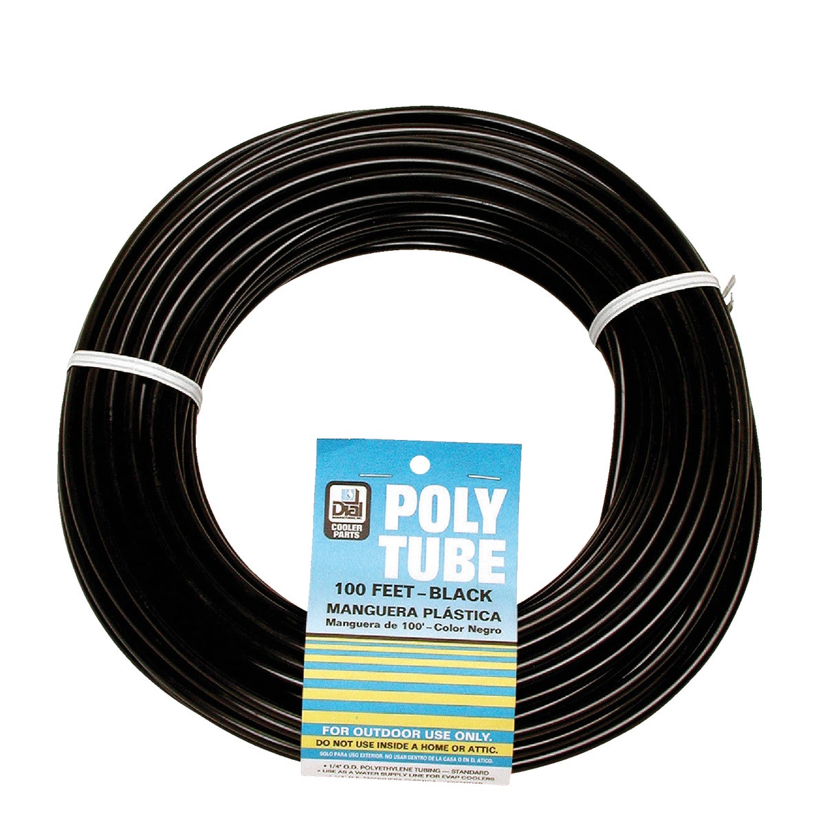 1/4"X1000' BLK POLY TUBE - 4325 by Dial Manufacturing