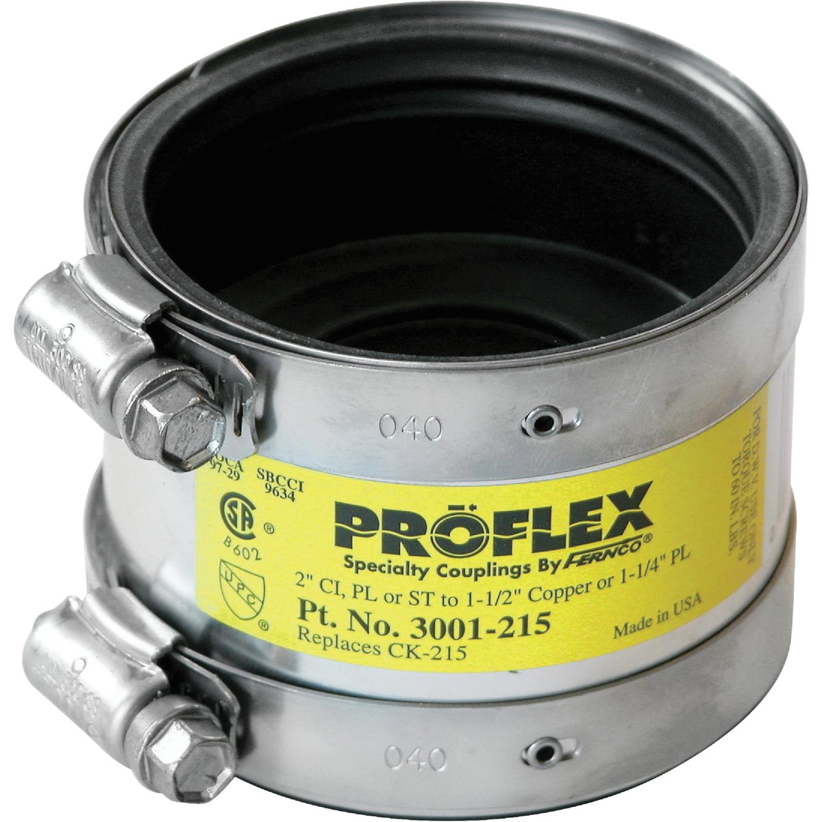 SHIELDED COUPLING - P3001-150 by Fernco Inc