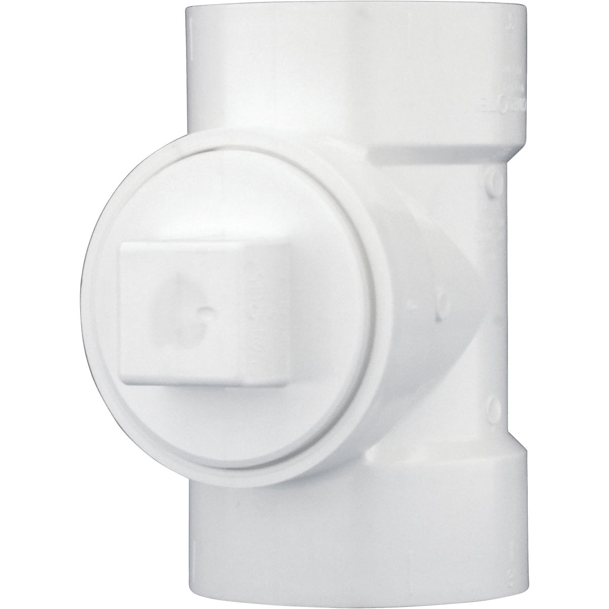 3 TEST W/FLSH PLG TEE - 71330 by Genova Inc  Pvc Dwv