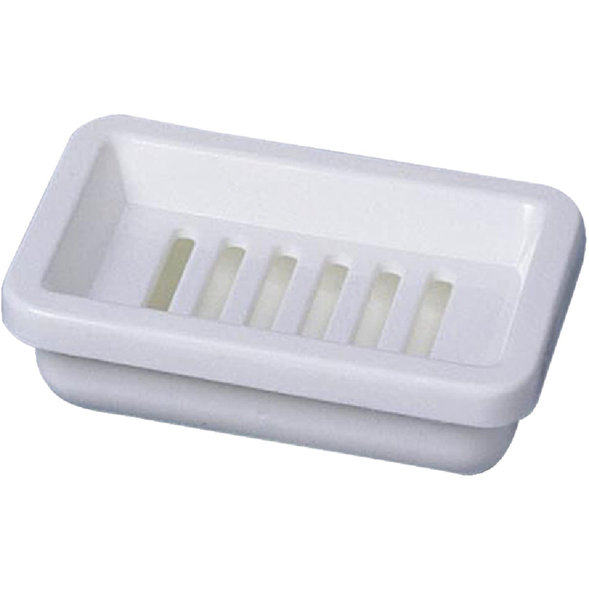 2PC WHT SOAP DISH - 22330201.36 by Homz Products  Bath