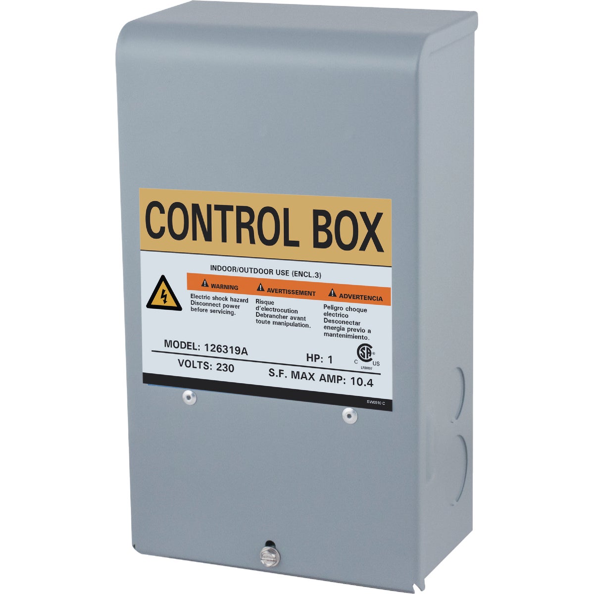 1HP 230V CONTROL - 126319 by Star Water Systems