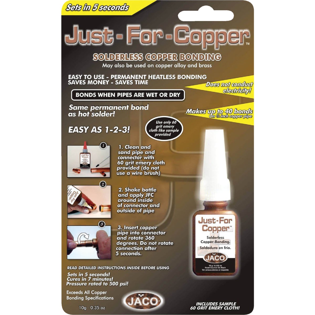 10GR SOLDERLESS CPR BOND - JFC010 by Just For Copper