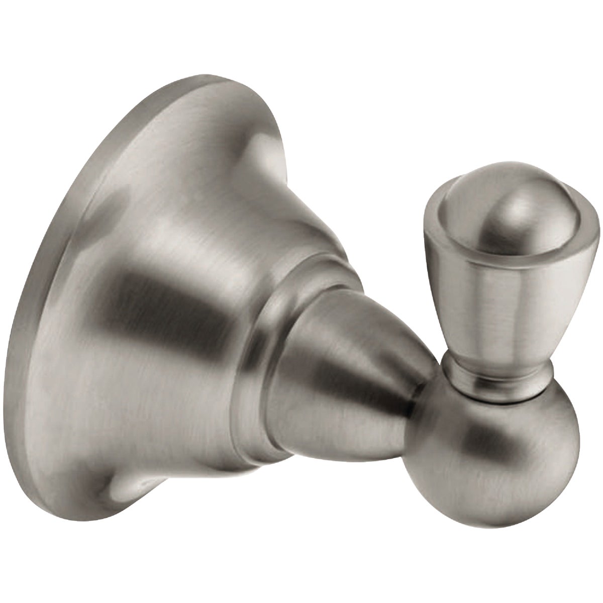 BR NICKEL DBL ROBE HOOK - DN6803BN by C S I Donner