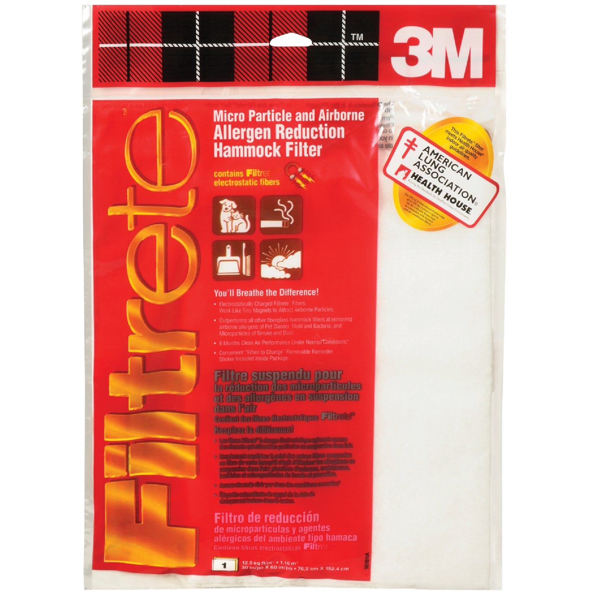 30"X60" HAMMOCK FILTER - 9818NA by 3m Co