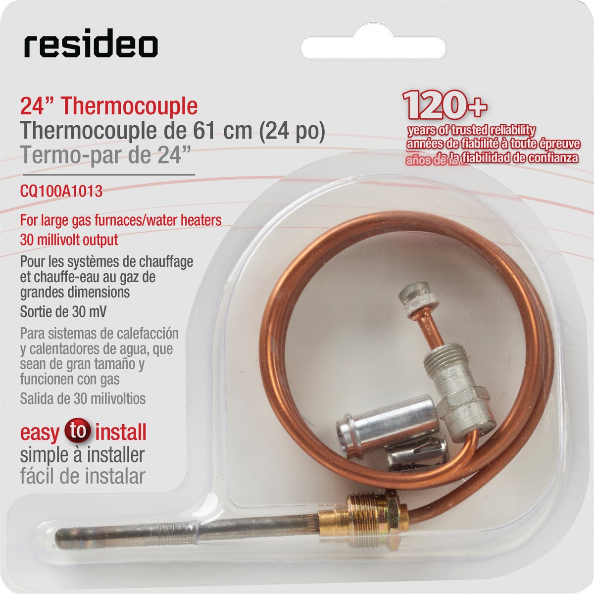 24" THERMOCOUPLE - CQ100A1013 by Honeywell Internatl