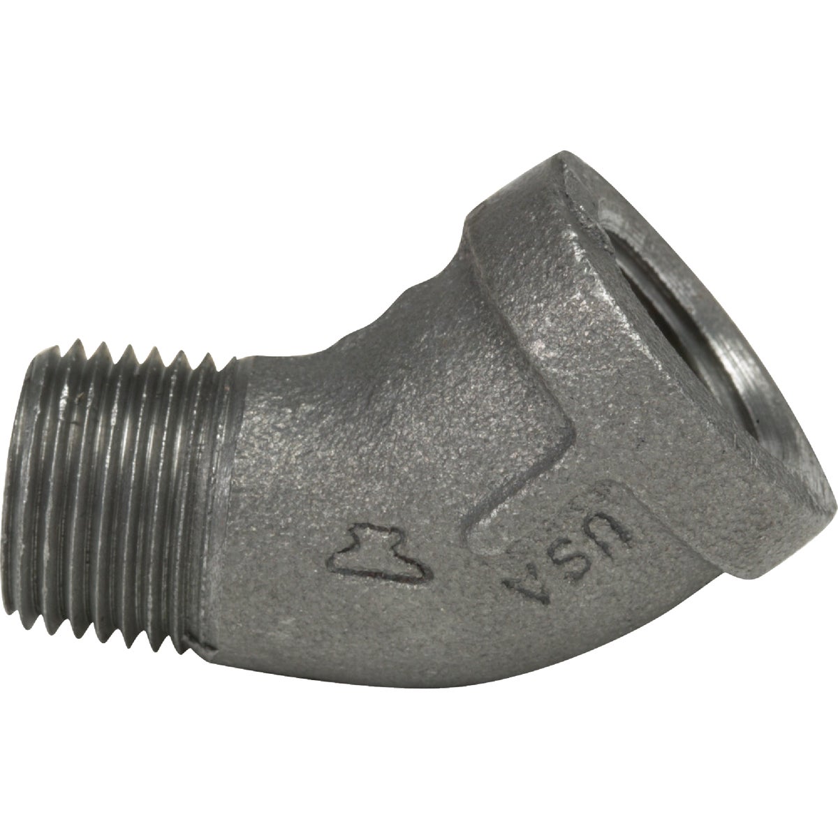 1-1/4" 45D BLK ST ELBOW - 8700128310 by Anvil International