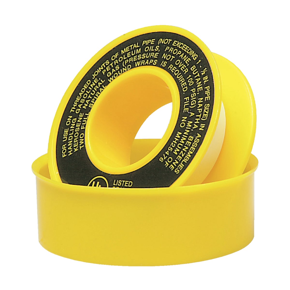 1/2X260YEL PTFE GAS TAPE - 017064 by Wm H Harvey Co