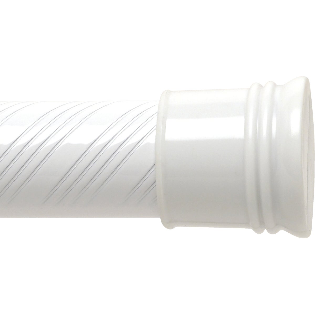 72" WHT TENSION SHWR ROD - 804WW by Zenith Prod Corp