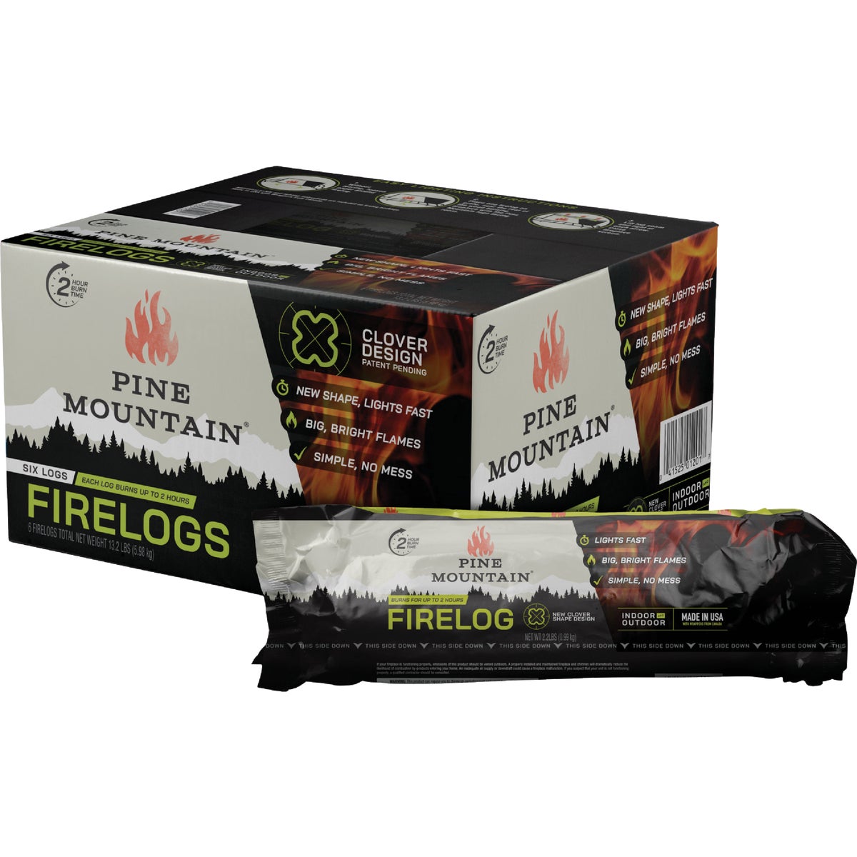 2 HOUR FIRE LOG - 4152501201 by Pine Mountain Corp