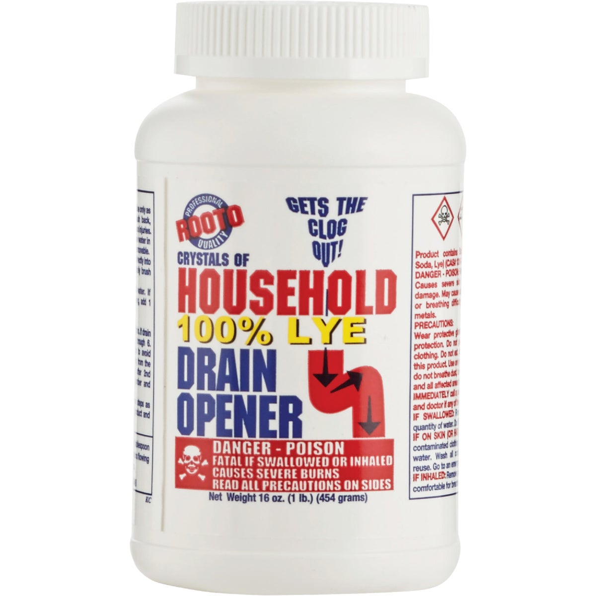 1LB DRAIN CLEANER - 1030 by Rooto Corp
