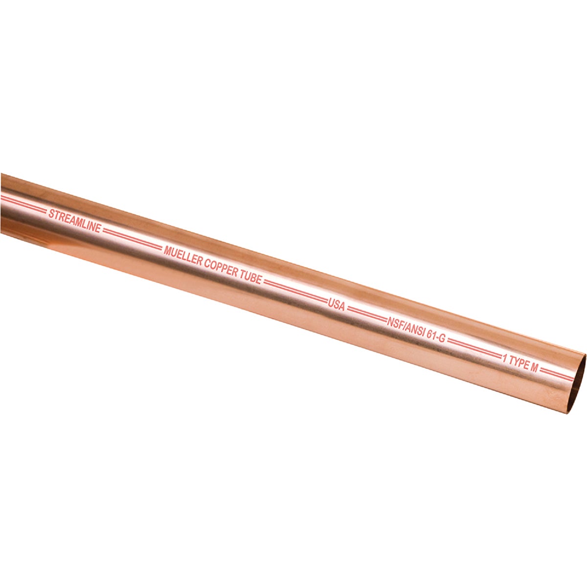 1/2"IDX20' M COPPER PIPE -  by Mueller B K