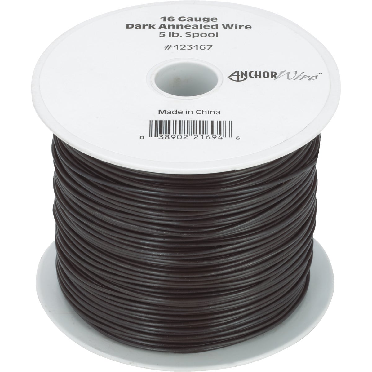 5LB 16G BLACK WIRE - 123167 by Hillman Fastener