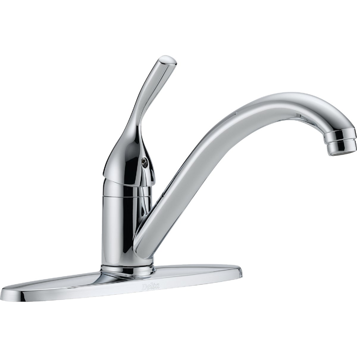 1H CHROME KITCHEN FAUCET - 100-DST by Delta Faucet Co
