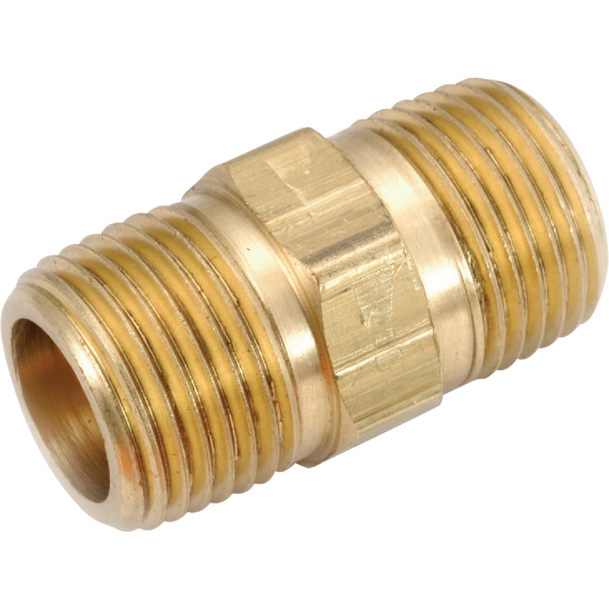 1/2" BRASS NEX NIPPLE - 756122-08 by Anderson Metals Corp