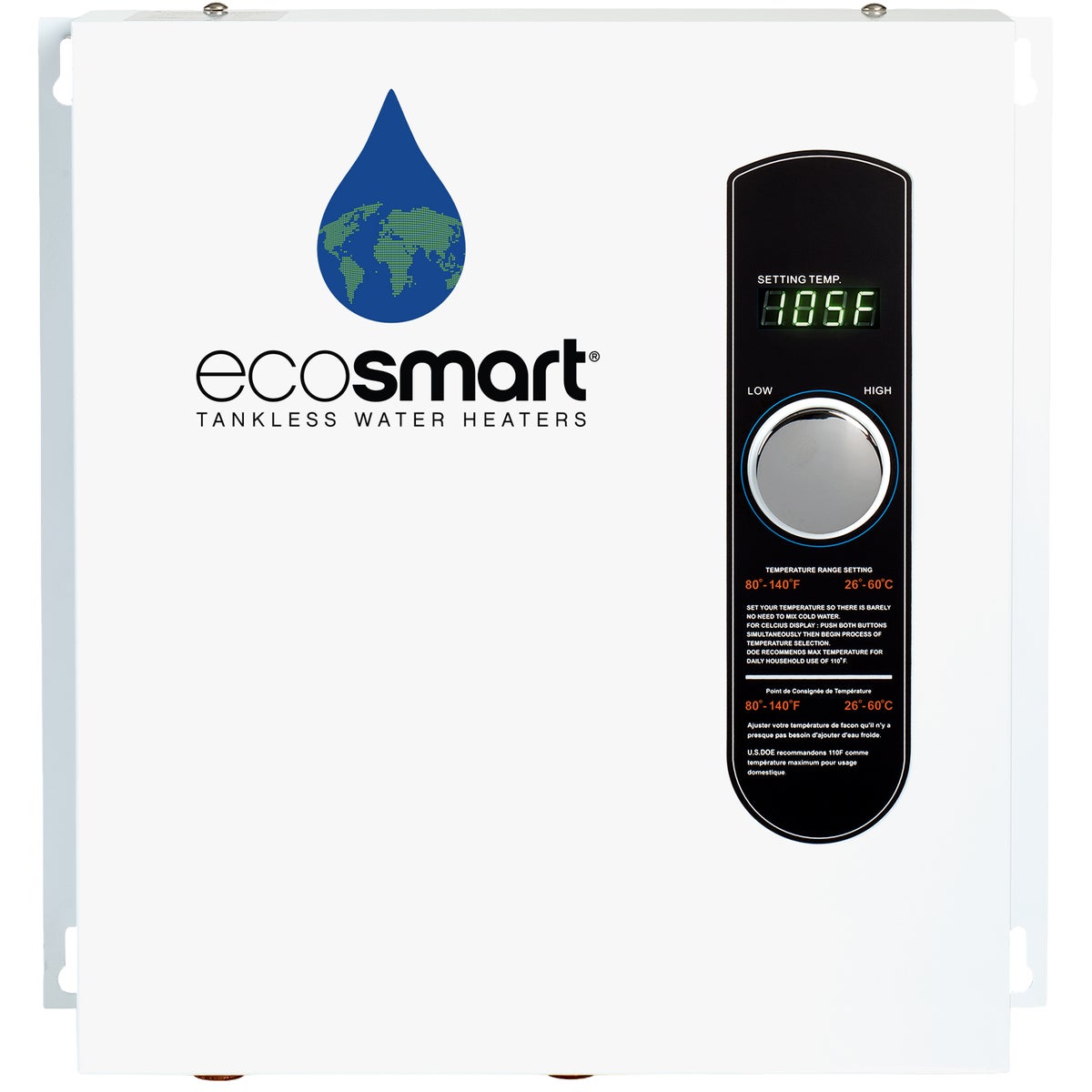 27KW TANKLESS H20 HEATER - ECO 27 by Ecosmart