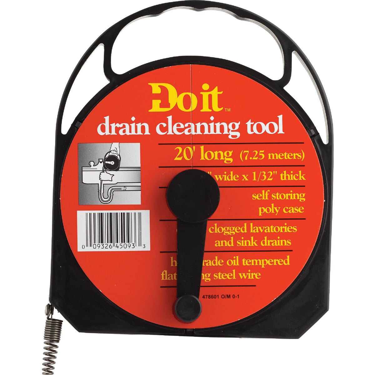 1/4"X20' SINK CLEANER - 478601 by Cobra Products Inc