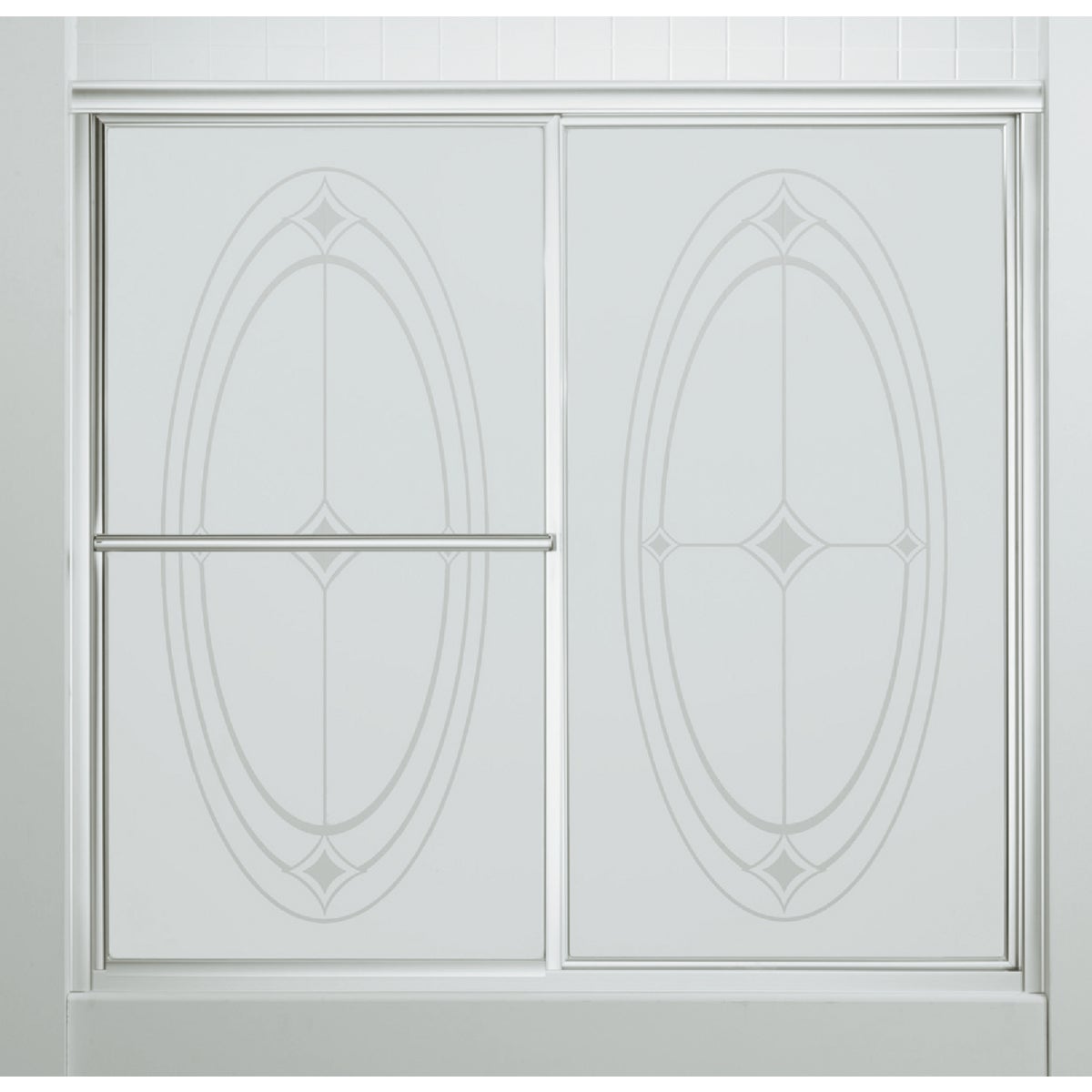 SILVER BY-PASS TUB DOOR - 5907-59S by Sterling Doors