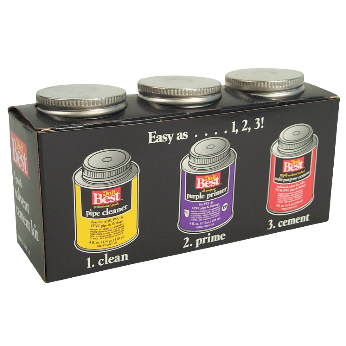 SOLVENT CEMENT KIT - 019701 by Wm H Harvey Co